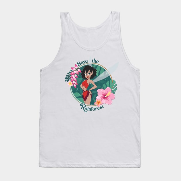 Save the Rainforest Tank Top by CrimsonHaze